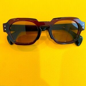 Stylish Brown and Green Sunglasses